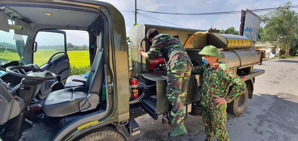 Trước giờ làm nhiệm vụ.